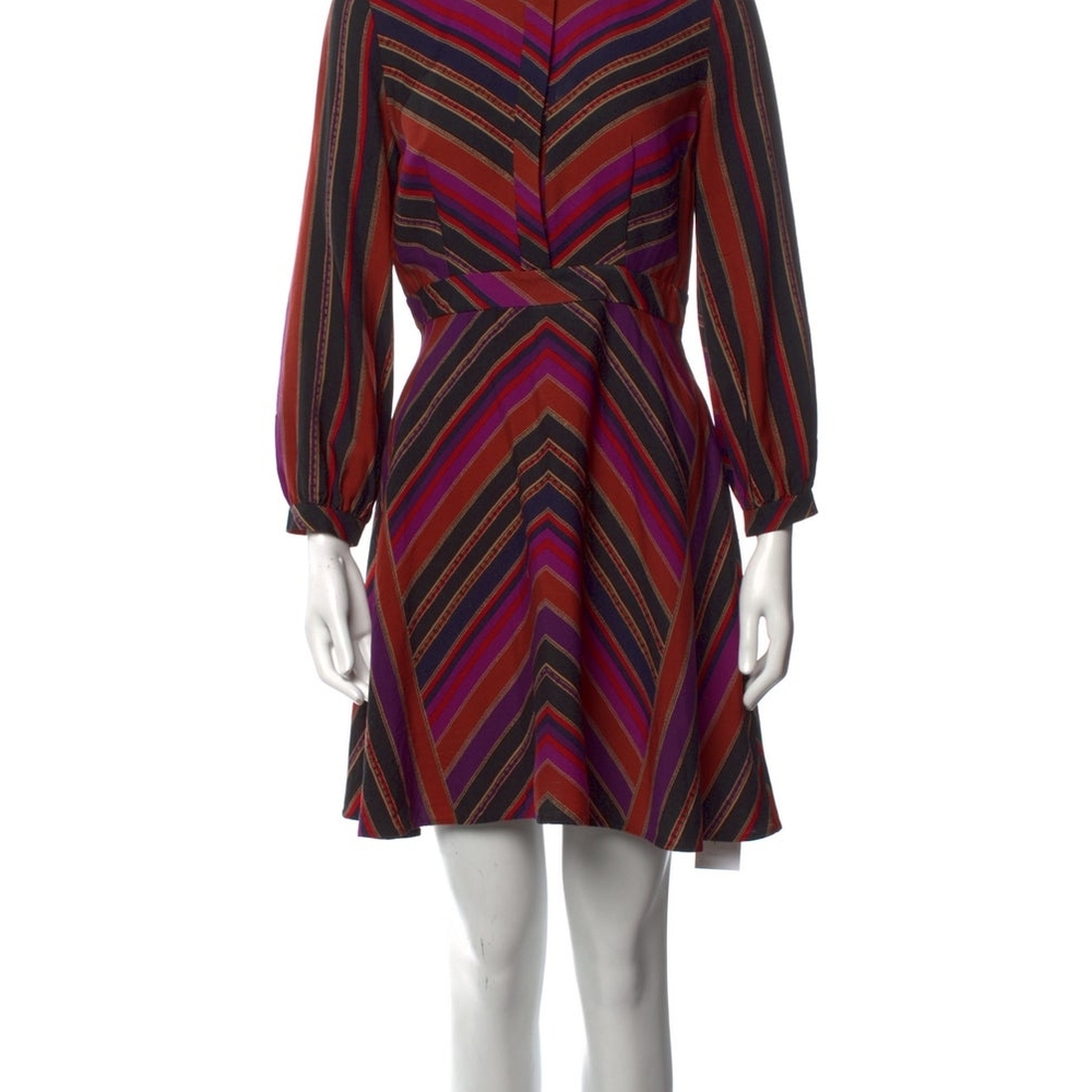 DVF Striped Multicolor Dress